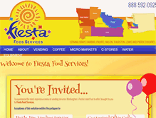 Tablet Screenshot of fiestafoodservices.com